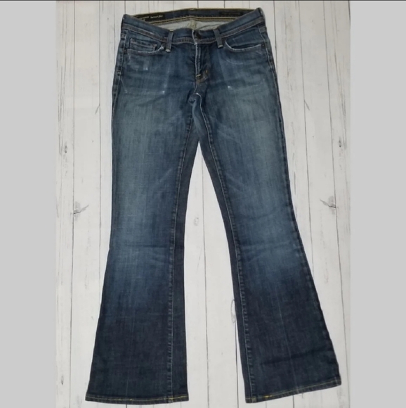 CITIZENS OF HUMANITY Low Waisted Flaired Jeans - Picture 3 of 8